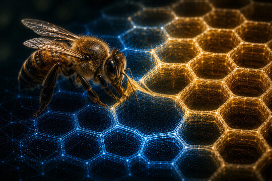Boundary Construction on a Holographic Honeycomb by a Worker Bee
