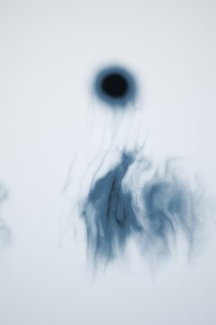 Ink in Water Abstract Background