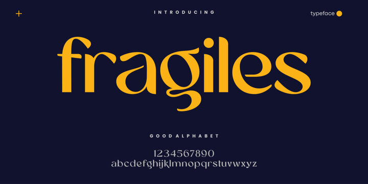 Fragiles Bold Serif Typeface Text Effect