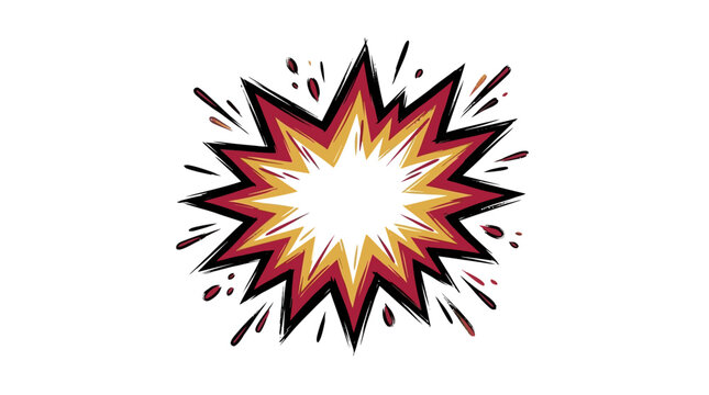 Dynamic School Spirit Typography in Pop Art Comic Burst Style Vector Artwork