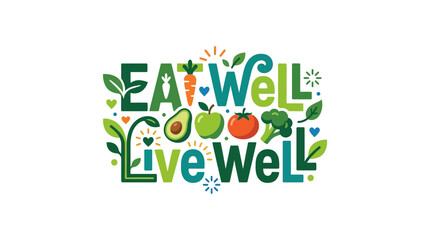 Fototapeta premium Healthy Lifestyle Concept with Nutritious Food and Balanced Wellness Background