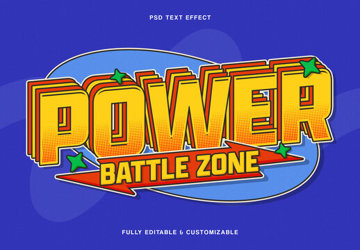 Game Logo Text Effect