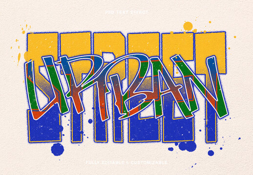 Urban Graffiti Street Text Effect