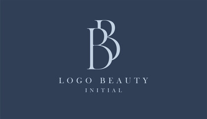 Minimalist luxury logo letter B and B. Beauty, fashion, elegant and modern concept. © ahmadfaiz
