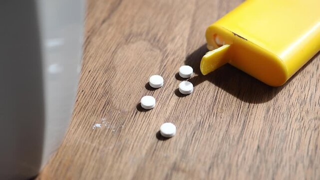 sugar substitute sweetener on a table