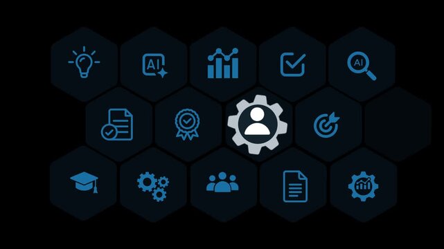 Change management, organizational transformation, process improvement, employee engagement, business agility, transition strategies, cultural. Motion graphics 4k video