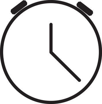 Clock icon alarms transparent BG