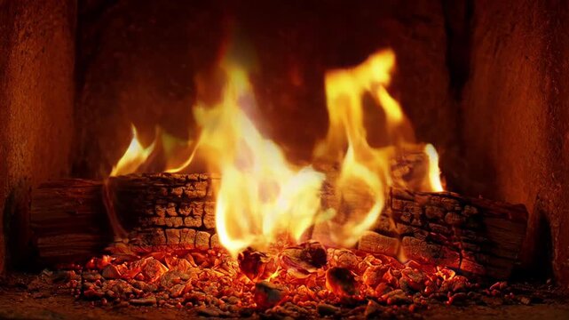 Fireplace fire burning log flame embers heat glow smoke hearth cozy winter home indoor rustic stone warm comfort, fireplace fire burning warm glow ember log flame hearth, fireplace fire burning log