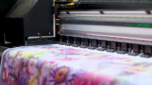 Industrial Large Format Digital Textile Printer &ndash; High Speed UV Inkjet Fabric Printing Machine