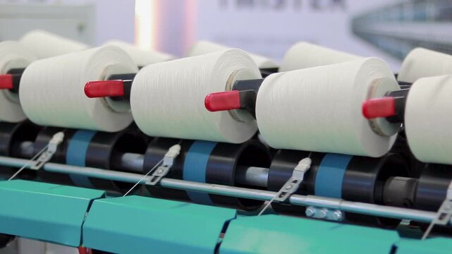 Industrial Warp Knitting Machine Producing Narrow Fabric Webbing