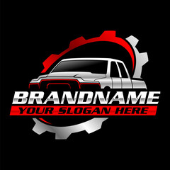 pickup logo template © TFamz