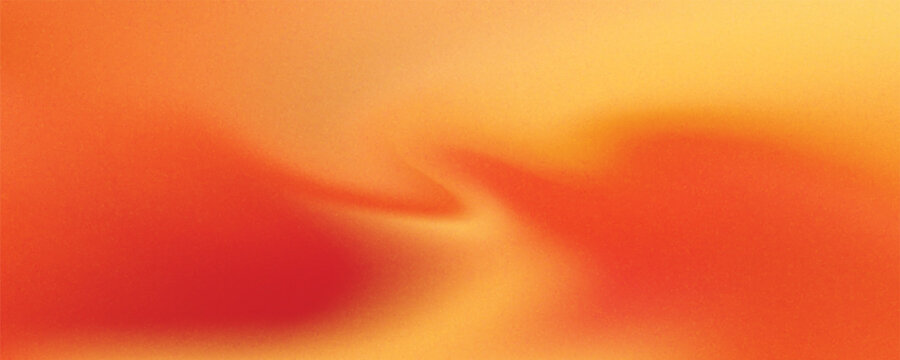 Warm orange yellow red gradient background. Autumn colored blurred wallpaper. Fall smooth gradation backdrop for banner, poster, leaflet, brochure, booklet. Vector abstract fiery template overlay