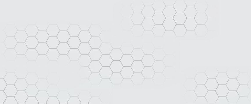 Elegant laboratory and medical concept wallpaper with overlapping clear white shapes.
