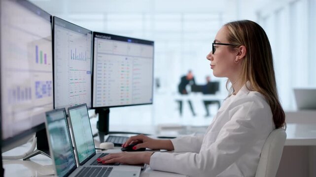 Medical Coder Carefully Reviews Patient Records