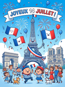 Celebrating Bastille Day in Paris Fireworks Parades and Festivities at the Eiffel Tower