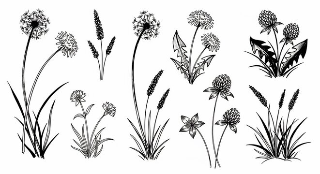 Whispers of Meadow Flora