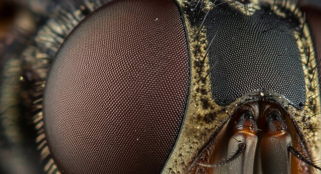 Macro insect eye detail