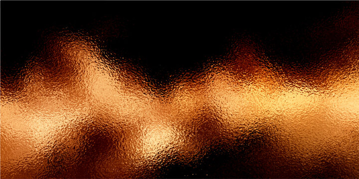 Textured abstract background with warm, fiery golden and orange hues, suggesting heat or molten metal, with a dark, silhouetted top border