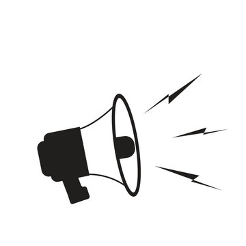 Megaphone Announcement Marketing Icon Vector