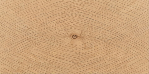 Wood grain texture of a cut tree trunk revealing growth rings and a central knot, creating a natural abstract pattern. © DreamPixel Art