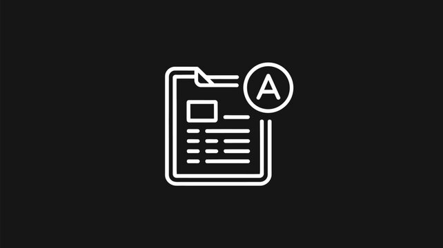 Clipboard document marked with a letter displays administrative task completion and organizational efficiency for professional record keeping in a corporate or academic documentation workflow.