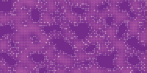 Halftone digital bright lizard camouflage. Snake pattern in maroon tones, camo grid, polka dot background. Vector chameleon scales texture © Юрий Парменов
