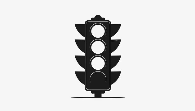 Traffic Light Signal Urban Road Sign.