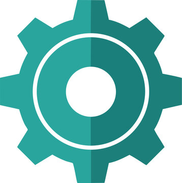 Gear icon for technology and innovation concepts