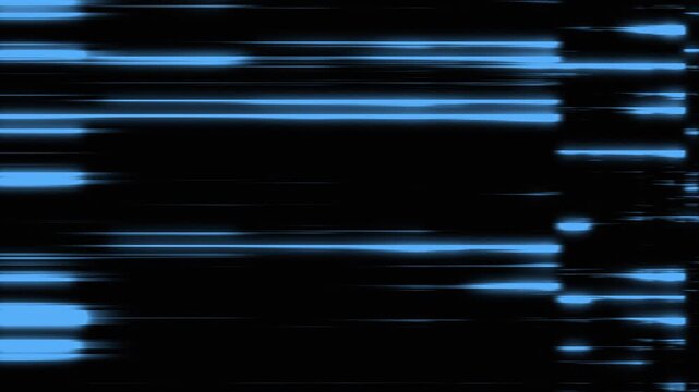 Blue Tech Distortion Pattern Background