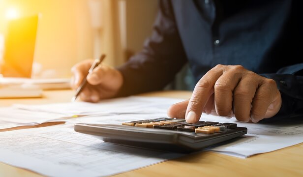 Pareja de mediana edad gestiona sus finanzas en el sof&aacute;: inflaci&oacute;n, presupuestos y soluciones de compra grupal