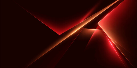 Abstract Red Light Waves with Glowing Rays and Futuristic Digital Texture Background for Modern Technology Design and Creative Wallpaper Art © EASYMIN