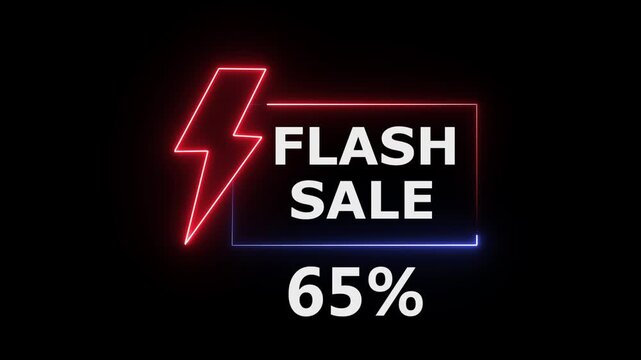  A promotional graphic template featuring a 65% discount.