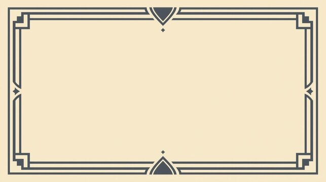 A beautiful Art Deco frame