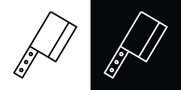 Butcher knife icon