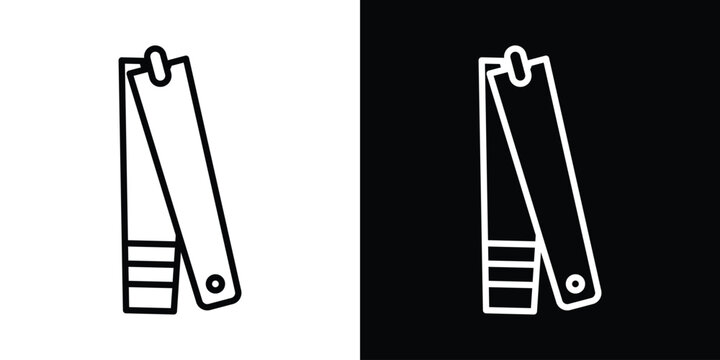 Nail clippers icon