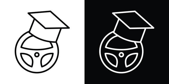 Driving school icon