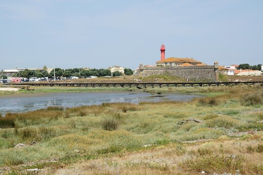 Forte and marshland in Esponede - Portugal 