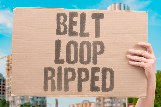 "Belt Loop Ripped" Jeans fabric tore at waist. BELT. LOOP. RIPPED. JEANS. WAIST.