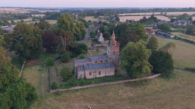 The Church of St Mary the Virgin in Weekley, Northamptonshire