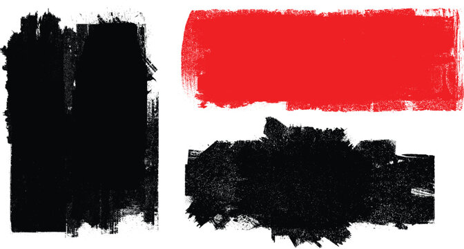 Grunge brush stroke banner with rough edges - abstract paint stroke for typography overlay. Bold brush stroke strip for web header or cover design. Textured element for design template , social media.