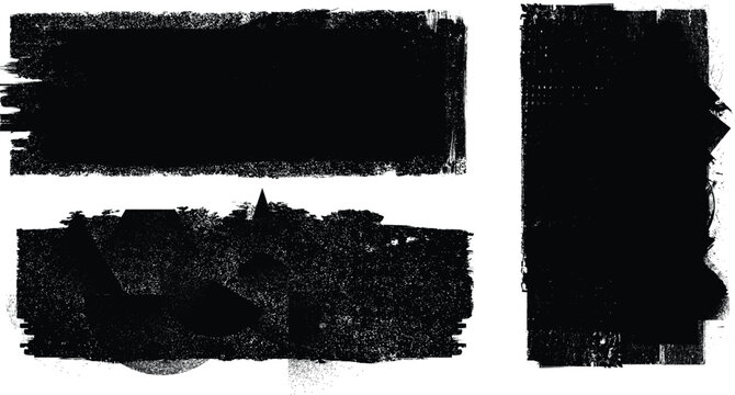Grunge brush stroke banner with rough edges - abstract paint stroke for typography overlay. Bold brush stroke strip for web header or cover design. Textured element for design template , social media.