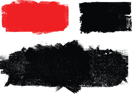 Grunge brush stroke banner with rough edges - abstract paint stroke for typography overlay. Bold brush stroke strip for web header or cover design. Textured element for design template , social media.
