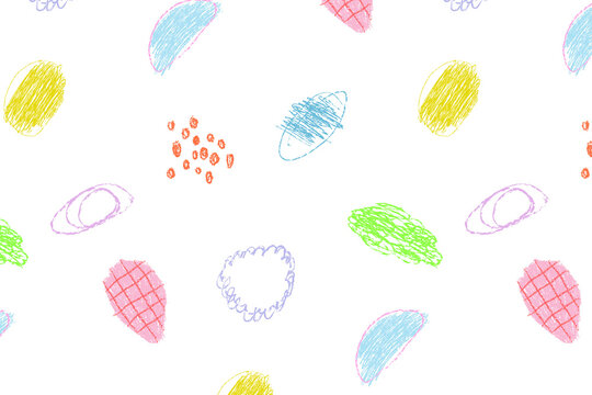 Png abstract pattern background, kids hand drawing design