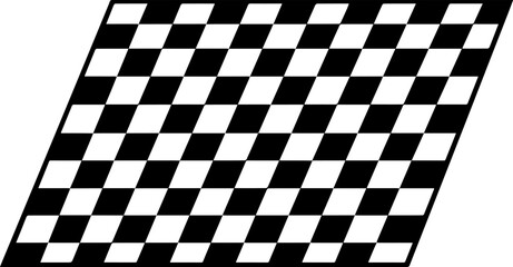 Obraz premium black and white checkered flag