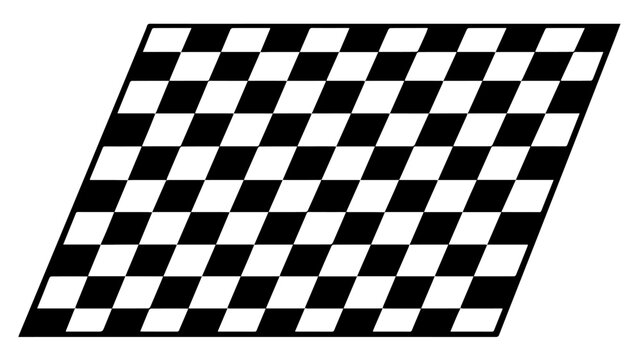 black and white checkered flag