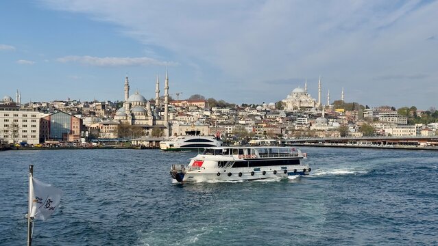 view of istanbul from Bosporus 