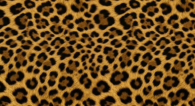 seamless jaguar fur pattern