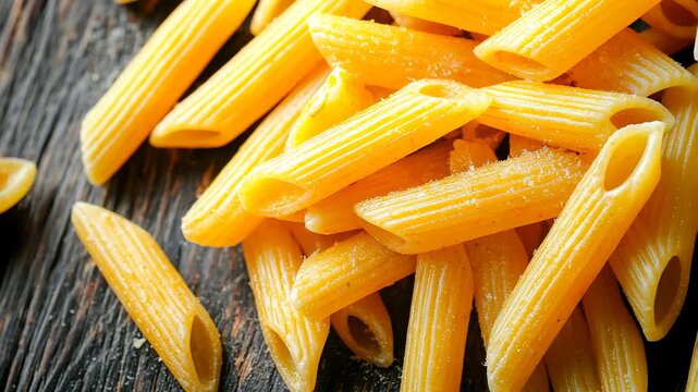 Delicious pasta preparation in a kitchen Generative AI