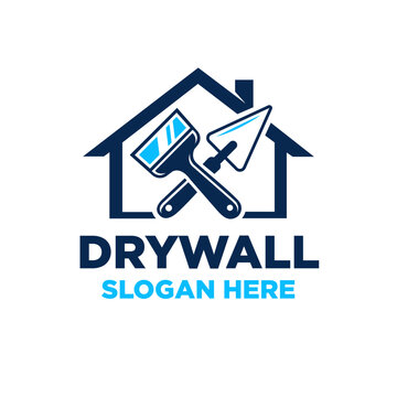 Illustration of Drywall Logo Design Vector Illustration