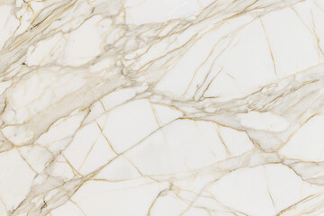 Obraz premium Premium white marble background texture with smooth golden veins and patterns